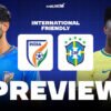 India National Football Team vs Brazil National Football Team